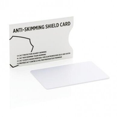 Apsauginė nuo RFID skydo kortelė 2