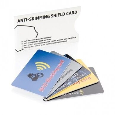 Apsauginė nuo RFID skydo kortelė 5