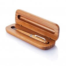 Bambukinis rašiklis dėžutėje