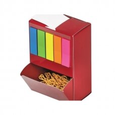 Dėžutė su stalčiuku ir spalvingų rodyklių rinkiniu