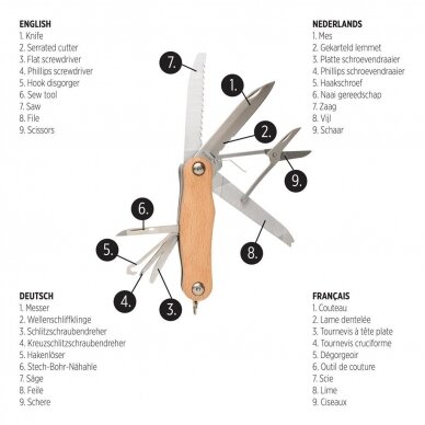 Medinis kišeninis peilis 3