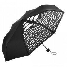 Spalvingas rankinis mini skėtis su nuostabiu spalvų dizainu
