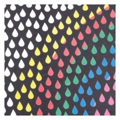 Spalvingas rankinis mini skėtis su nuostabiu spalvų dizainu 7