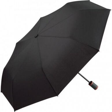 Stilingas rankinis mini skėtis su spalvingais elementais